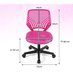 Fotoliu pentru copii Costway CB10620PI (Pink) Thumb