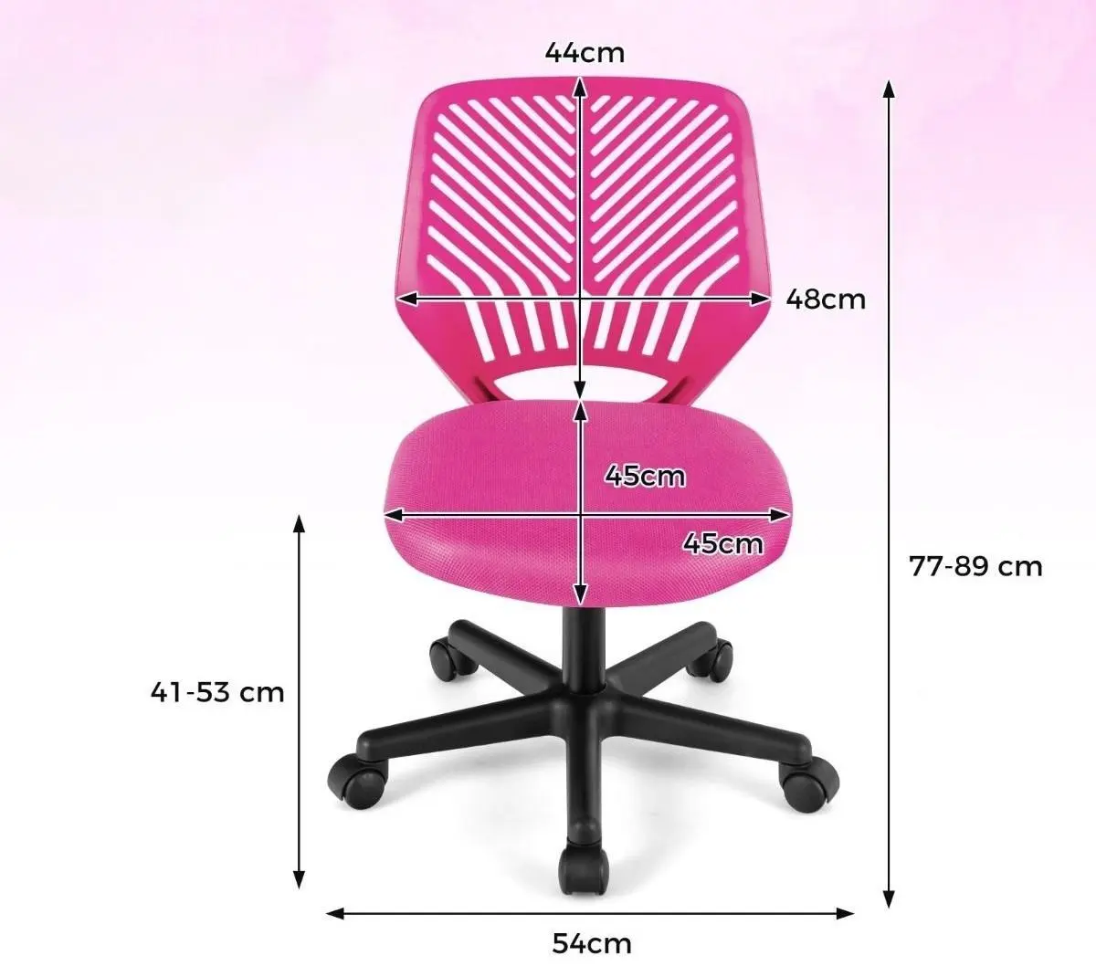 Fotoliu pentru copii Costway CB10620PI (Pink)