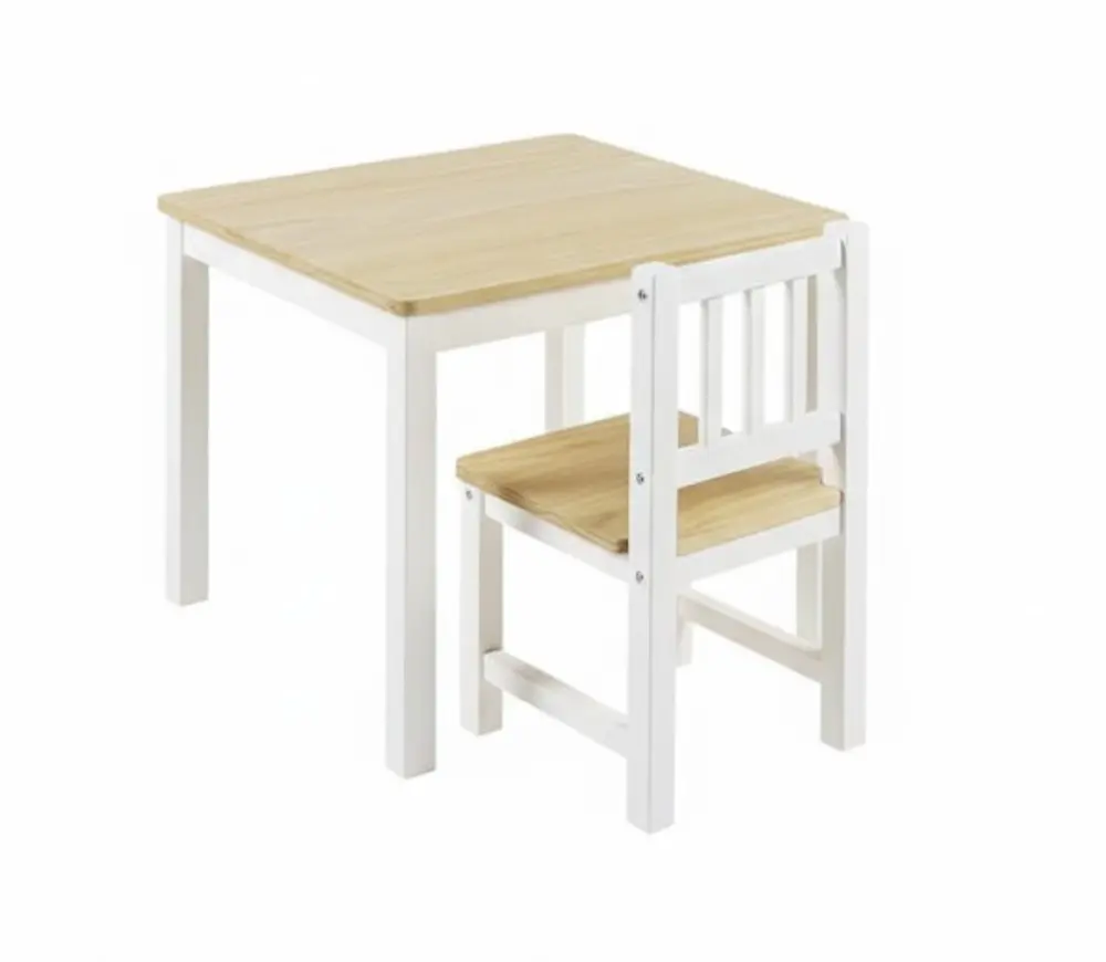 Scaun pentru copii Eucalyptus Karol (White/Natural) - 2