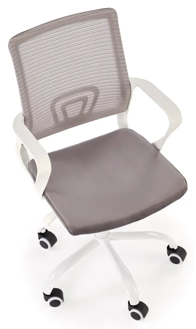 Fotoliu Halmar Frodo (Light Grey/White)