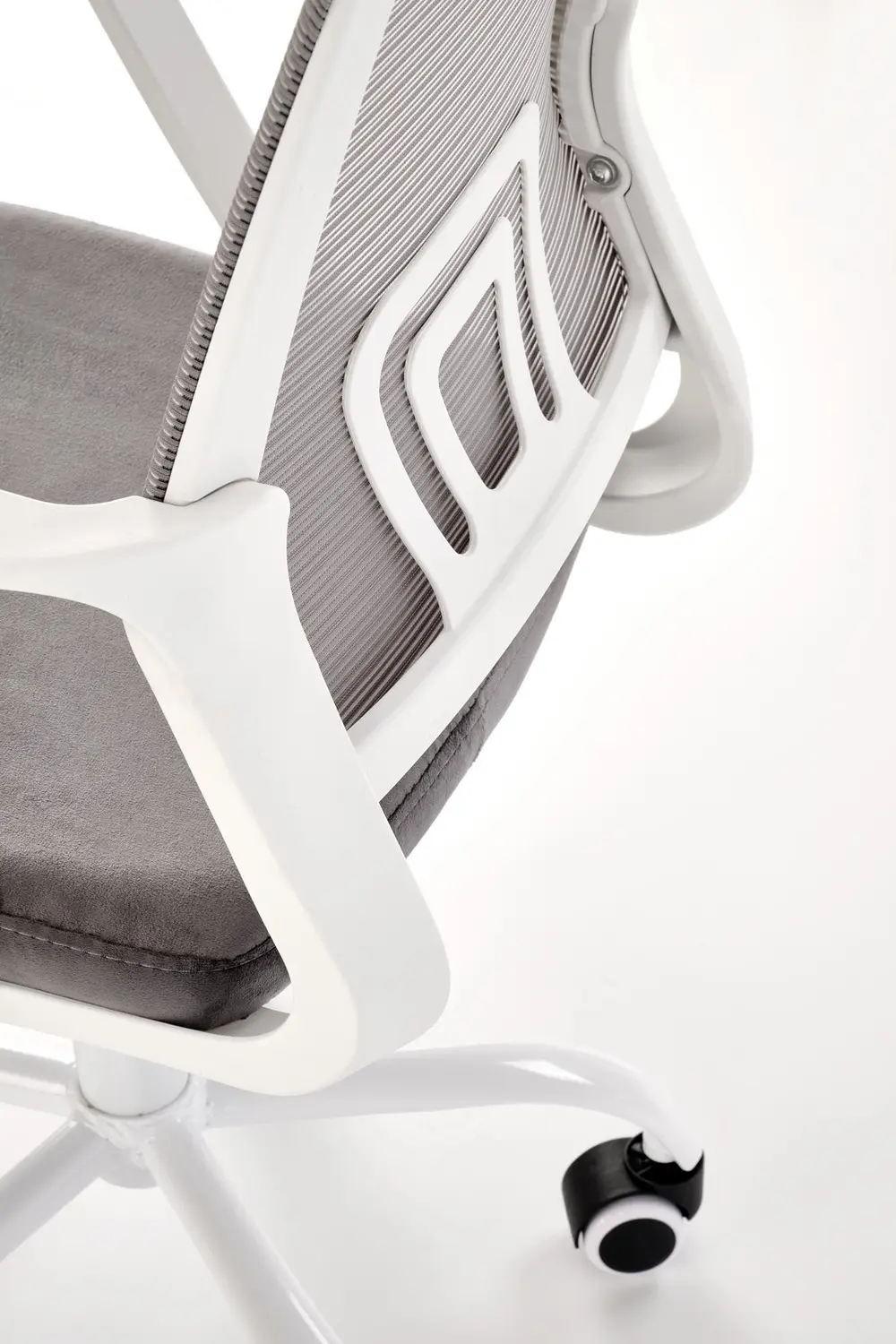 Fotoliu Halmar Frodo (Light Grey/White)