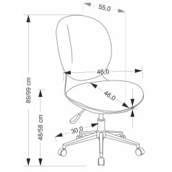 Fotoliu Halmar Orion 2 (White/Light Grey) Thumb
