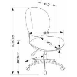 Кресло Halmar Orion (Black/Grey) Thumb