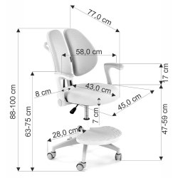 Fotoliu Halmar Panco (Light Blue) Thumb