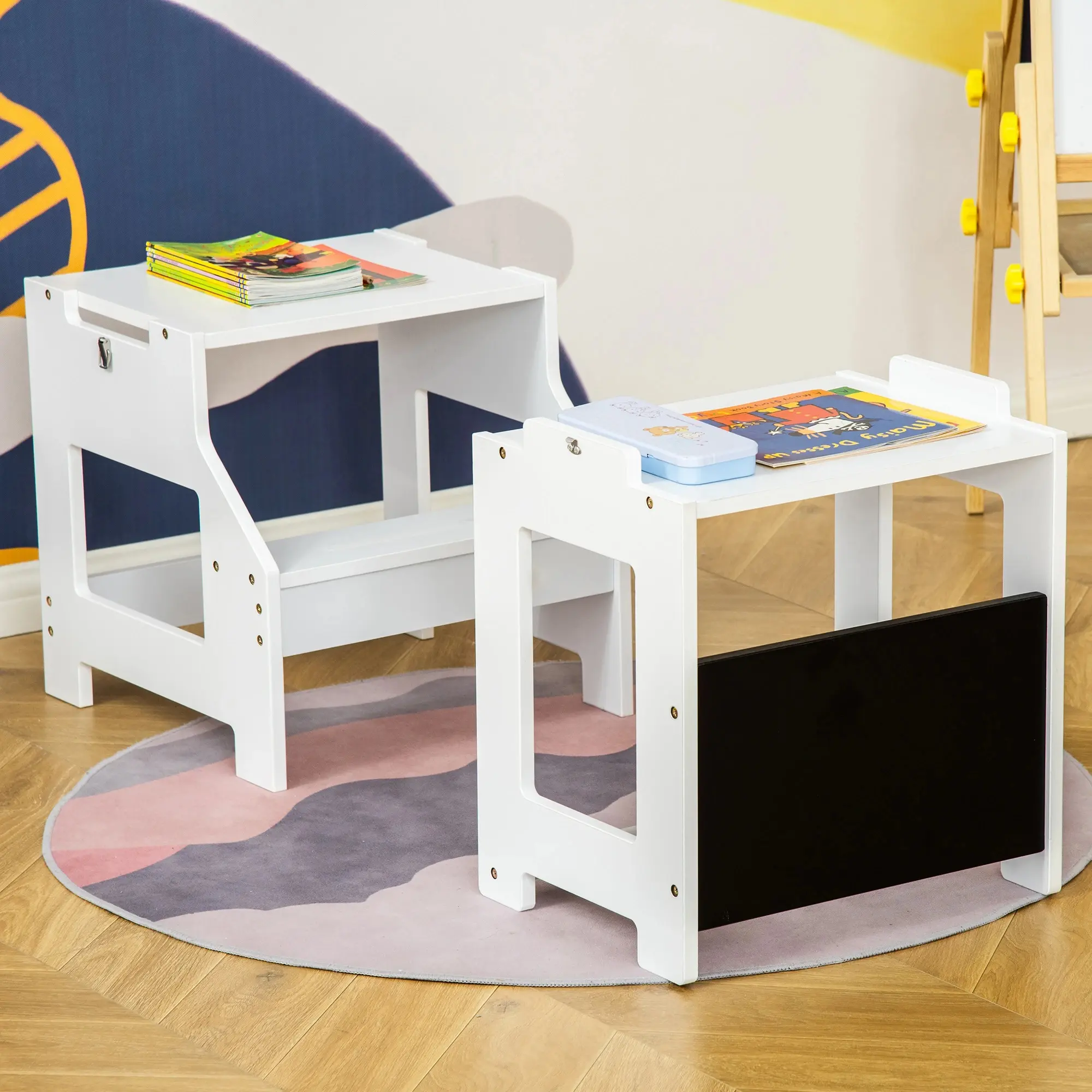 Башня Монтессори 2в1 Homcom 312-052 (White) - 6