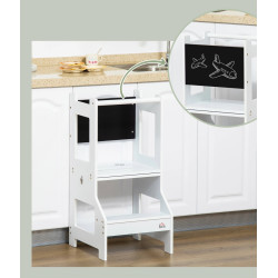 Башня Монтессори 2в1 Homcom 312-052 (White) Thumb
