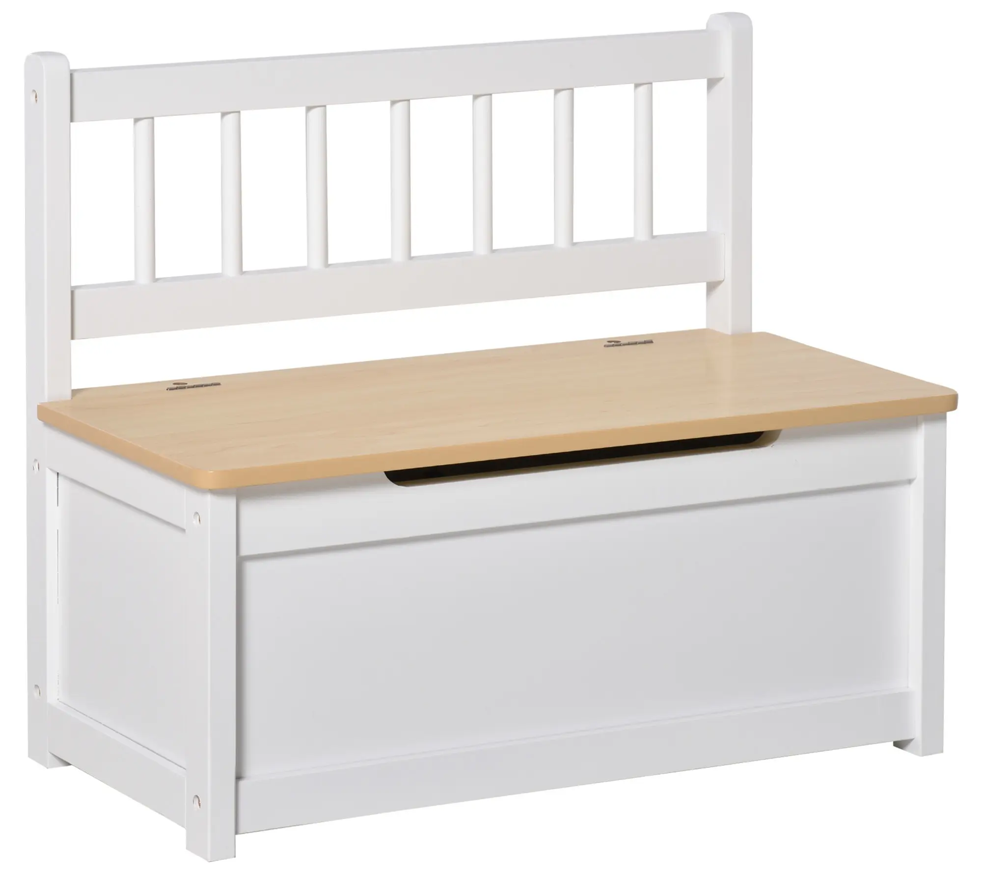 Banca pentru copii Homcom 311-034 (White/Natural) - 2