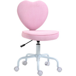 Fotoliu Homcom 833-942 (Pink/White) Thumb