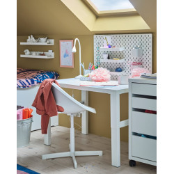Fotoliu Ikea Loberget/Sibben cu perna (Alb/Turcoaz) Thumb