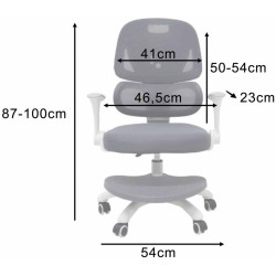Fotoliu Ikonka KX2570_1 (Grey) Thumb