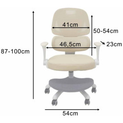 Fotoliu Ikonka KX2570_2 (Beige) Thumb