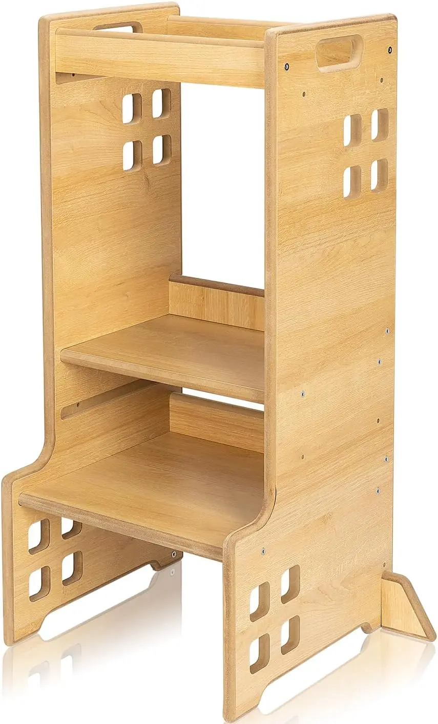 Детский табурет-стремянка 2в1 Lionelo Cass (Natural) - 2