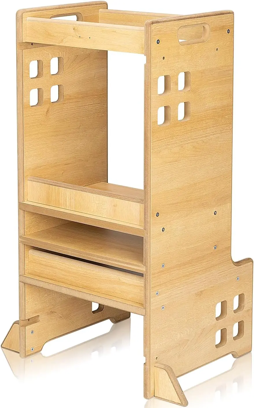 Детский табурет-стремянка 2в1 Lionelo Cass (Natural) - 3