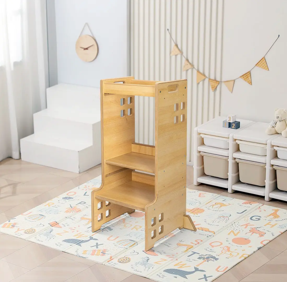 Детский табурет-стремянка 2в1 Lionelo Cass (Natural)