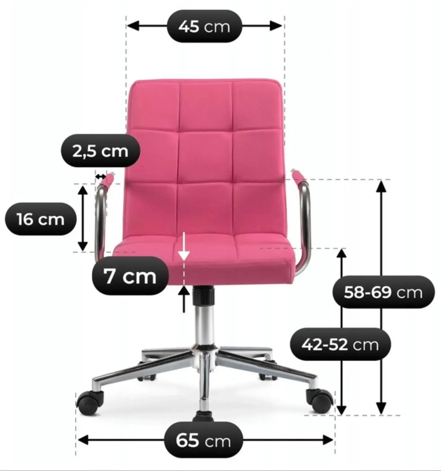 Fotoliu Mebel Elite Astro ECO (Pink)
