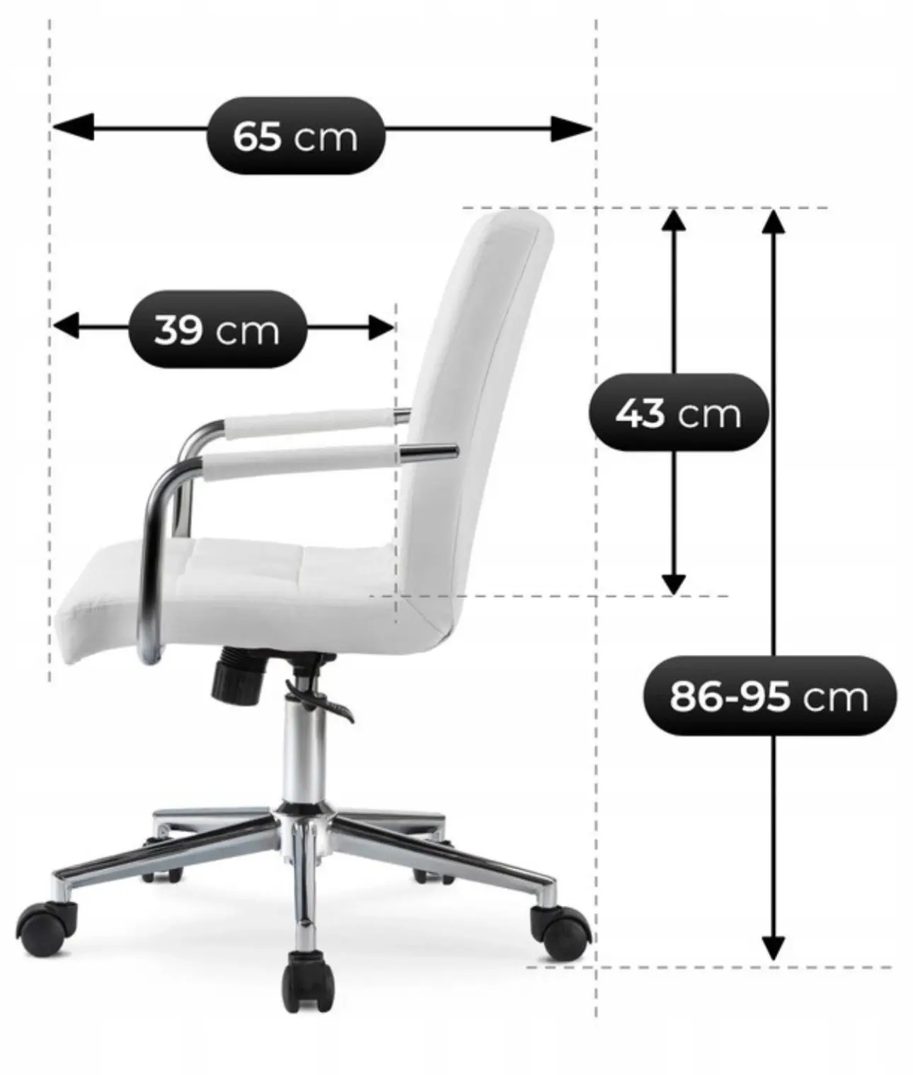 Fotoliu Mebel Elite Astro ECO (White)