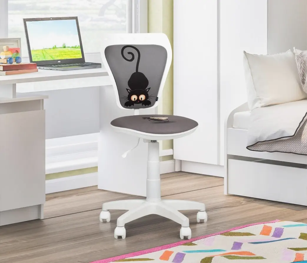 Fotoliu Nowy Styl Cat&Mouse (White/Grey)