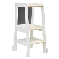 Башня Монтессори 2в1 Premaman Premissori Learning Tower (White) Thumb