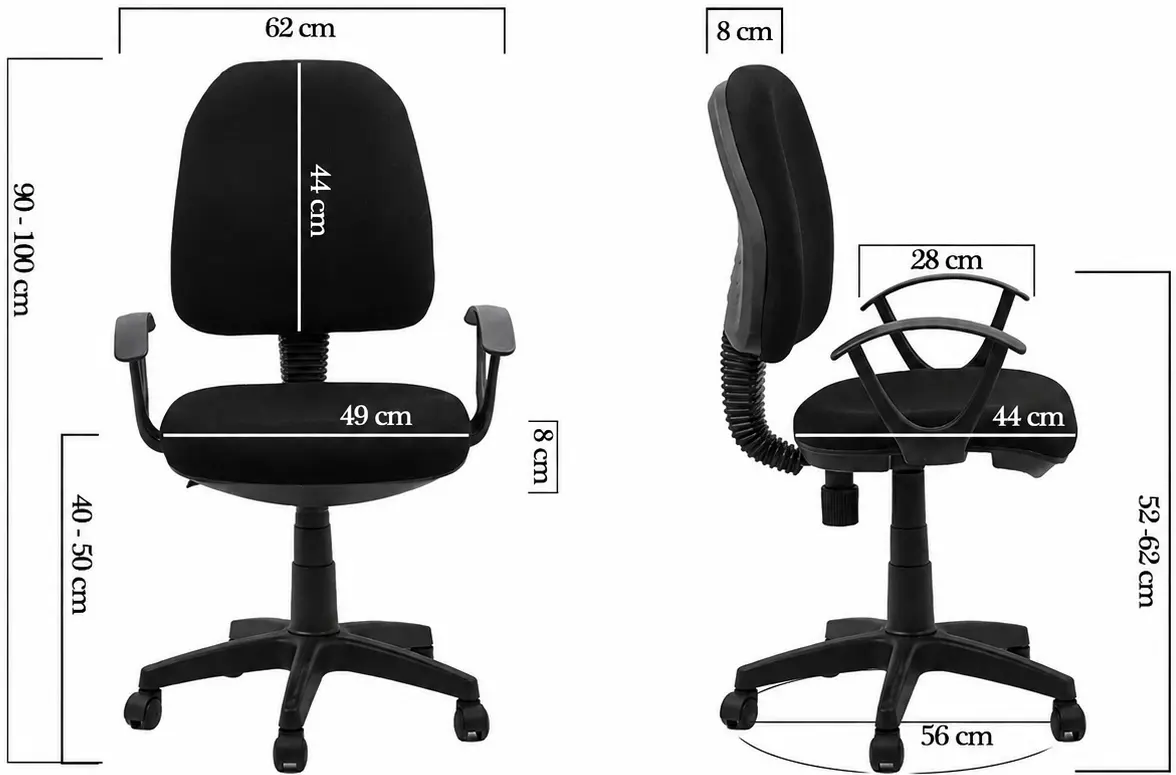 Кресло Prestige Chairs OFF 326 (Black) - 7