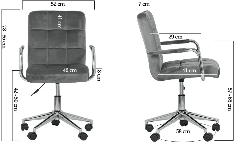 Кресло Prestige Chairs OFF 328V (Turquoise) - 5