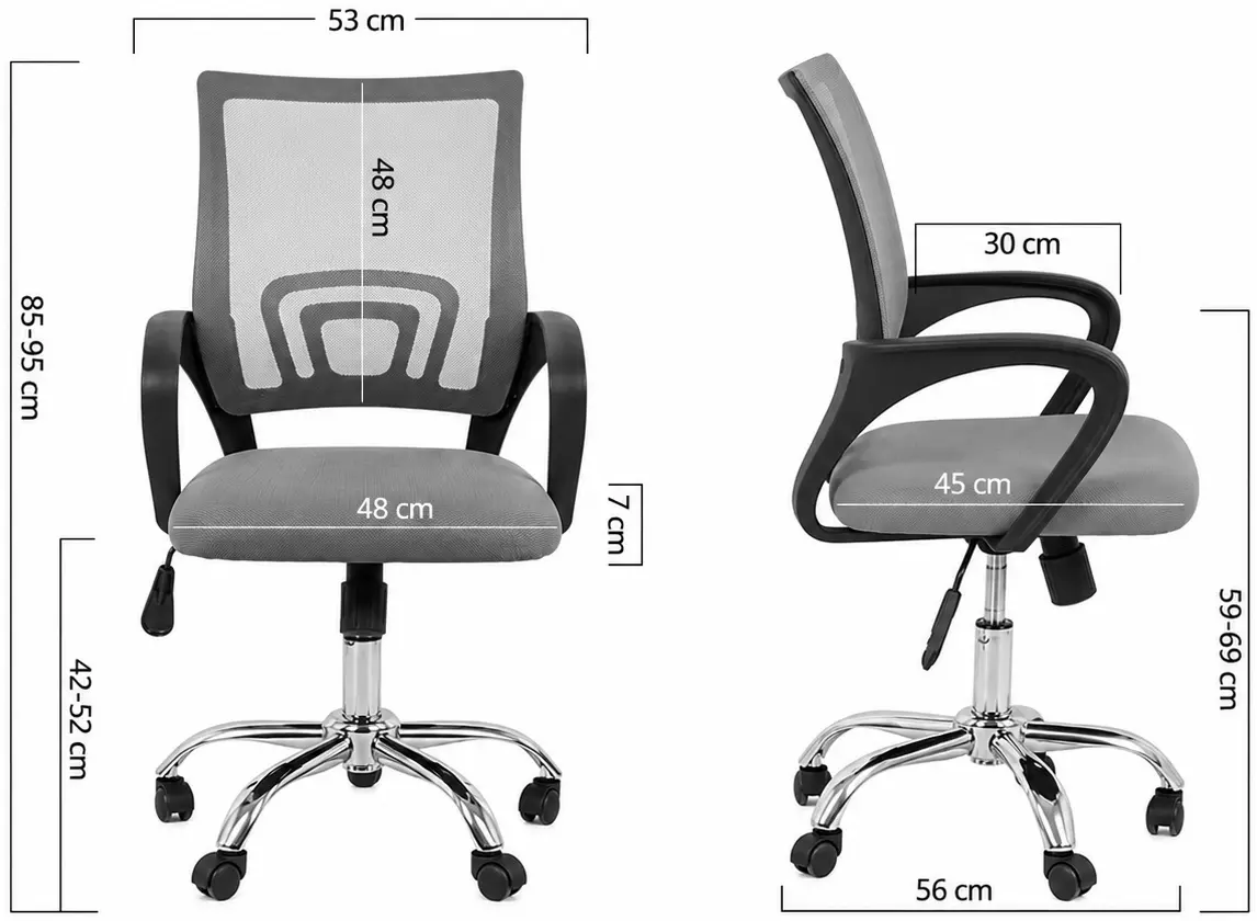 Кресло Prestige Chairs OFF 619 (Black) - 7