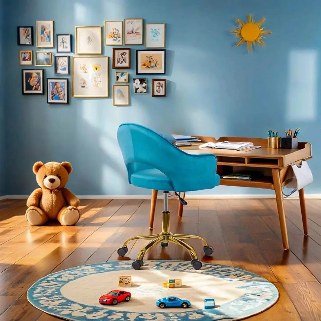 Кресло Prestige Chairs OFF 640 (Bleu) - 8