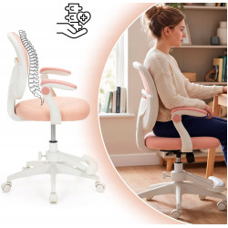Кресло Springos HF0075 (White/Pink) Thumb