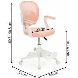 Кресло Springos HF0075 (White/Pink) Thumb