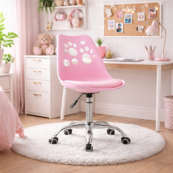 Fotoliu Springos Paws HF0038 (Pink)