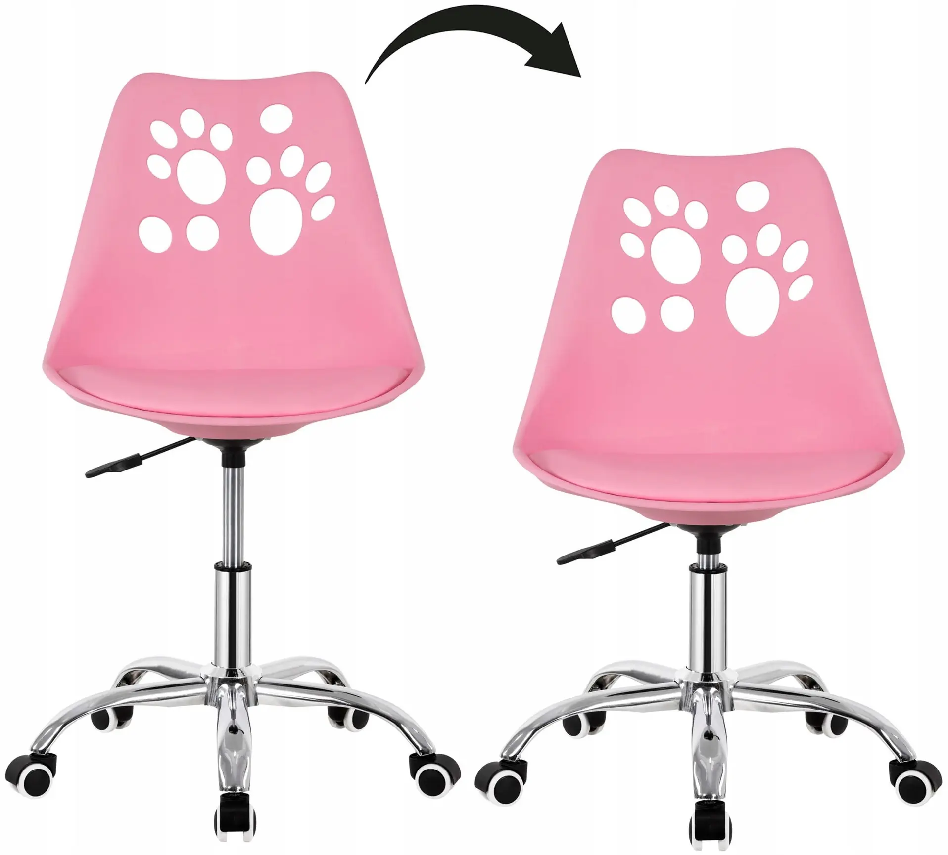 Fotoliu Springos Paws HF0038 (Pink) - 5