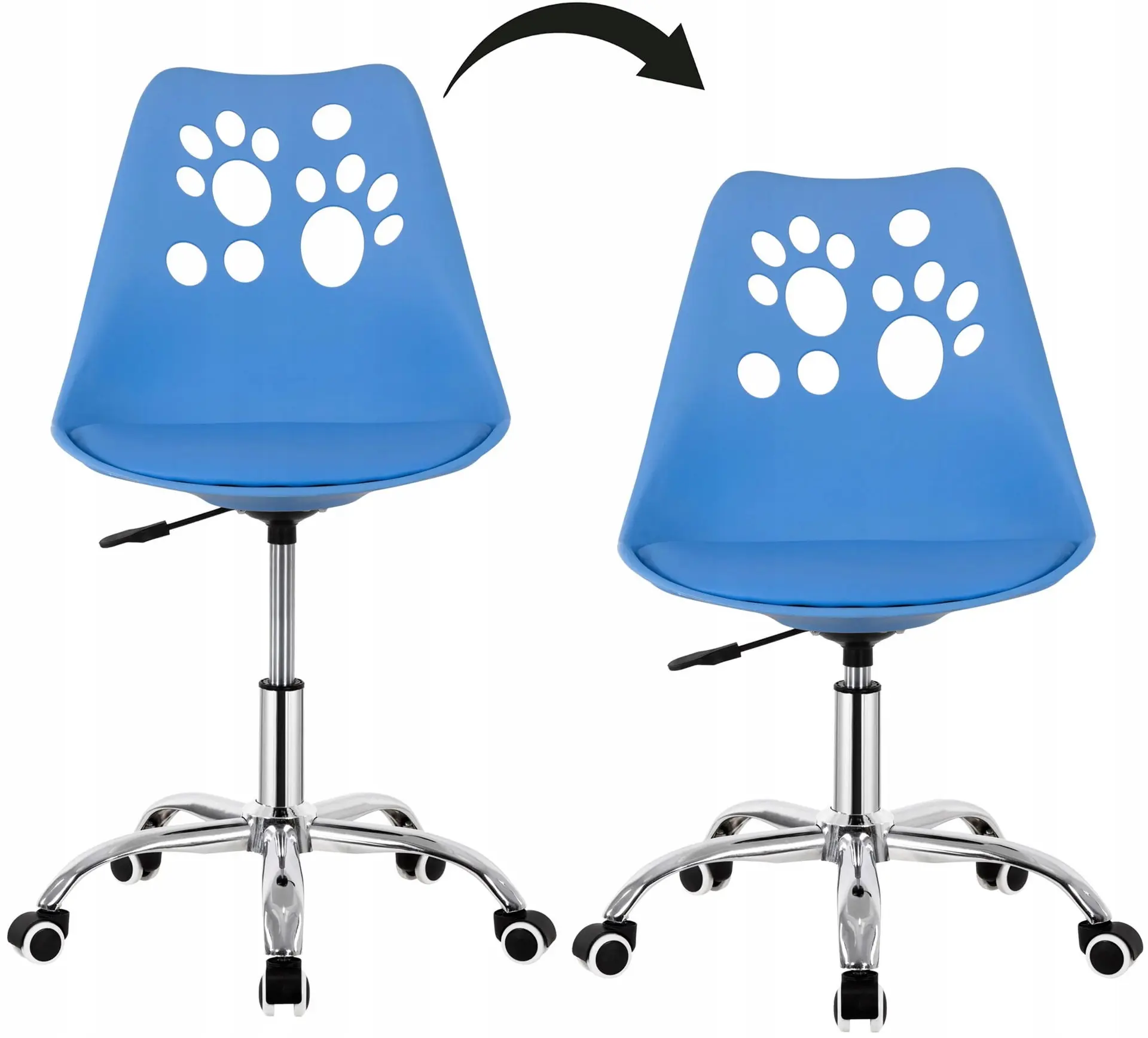 Fotoliu Springos Paws HF0039 (Blue) - 5