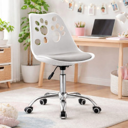 Fotoliu Springos Paws HF0040 (White/Grey)