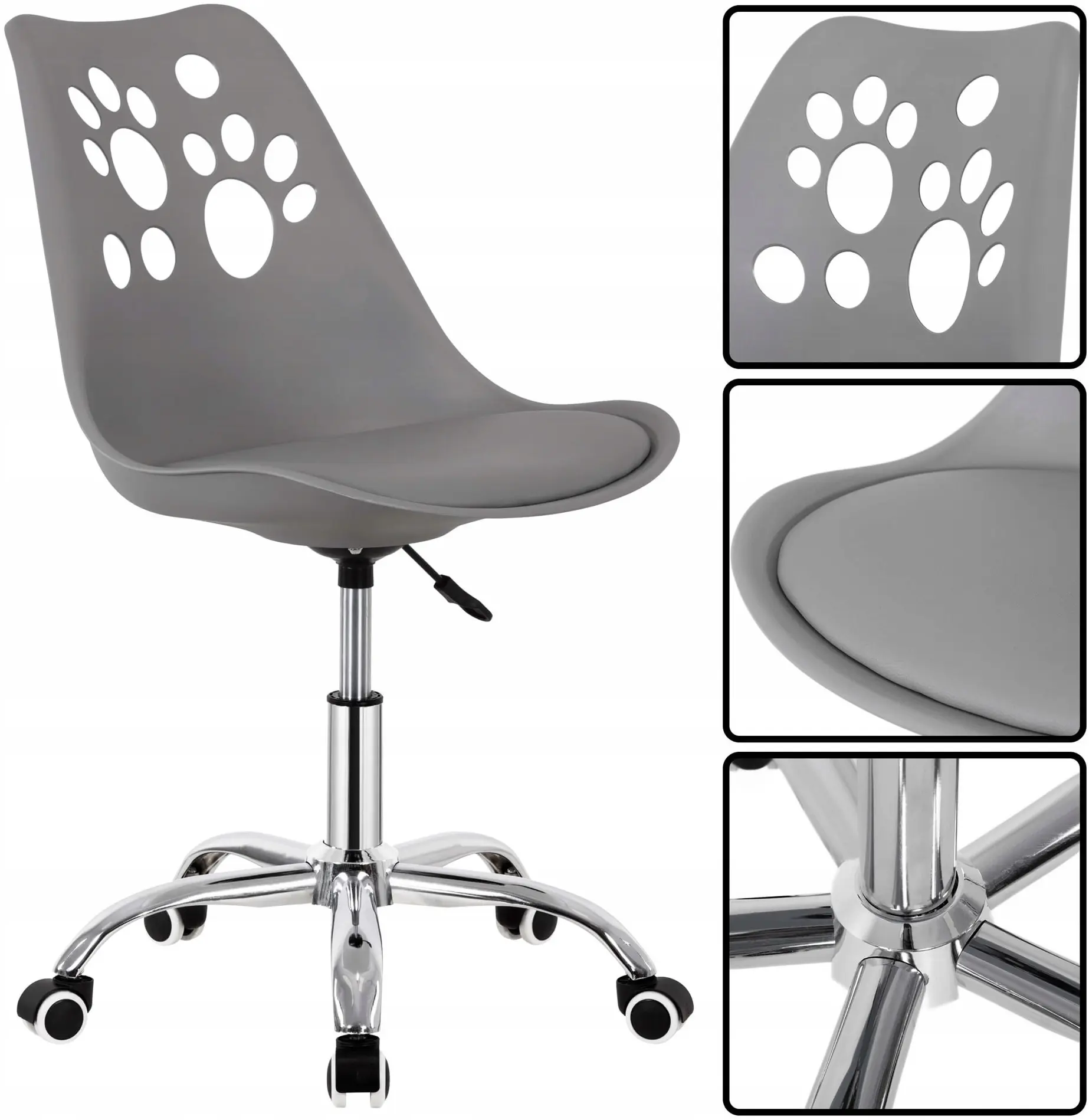 Fotoliu Springos Paws HF0041 (Grey) - 5