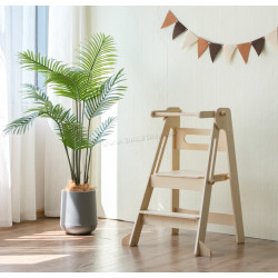 Tabureta-scara pentru copii Tempo Kondela Urian (Natural)