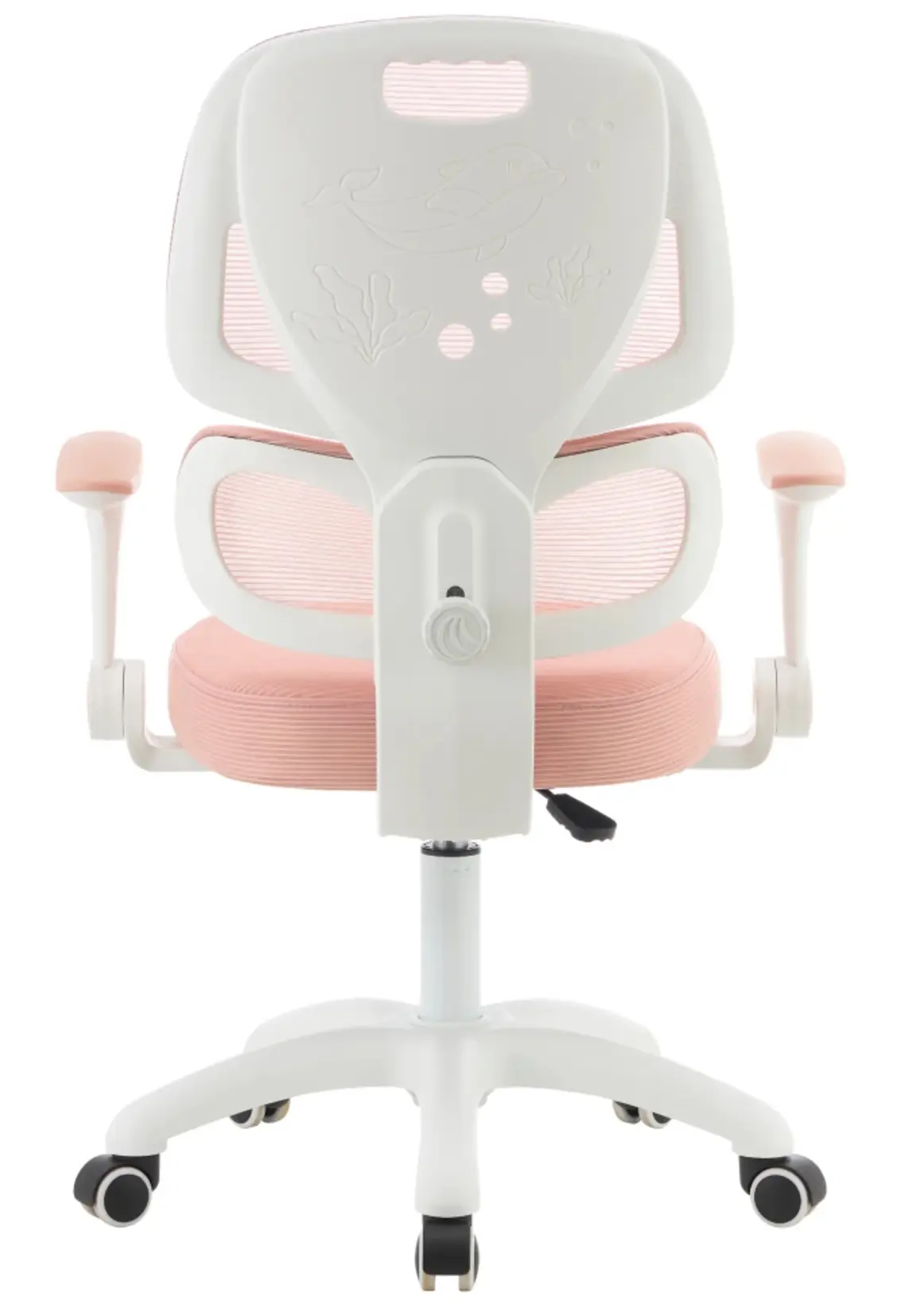 Fotoliu Tempo Kondela Lister (Pink/White) - 5