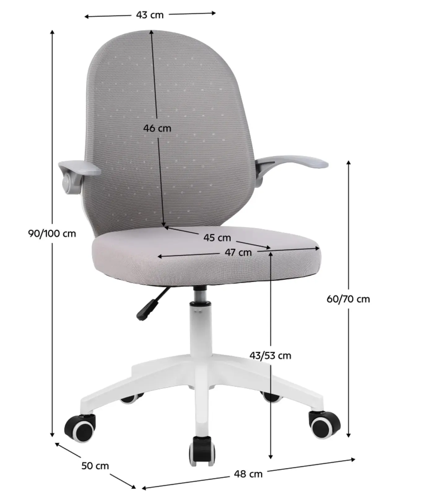 Fotoliu Tempo Kondela Pastura (Grey/White) - 15