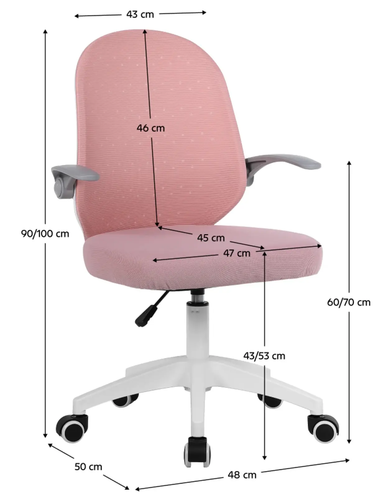 Fotoliu Tempo Kondela Pastura (Pink/White) - 13