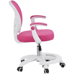 Кресло Tempo Kondela Trixi Typ 2 (Raspberry/White) Thumb