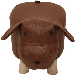 Taburet pentru copii Tempo Kondela Tamali (Brown/Natural) Thumb