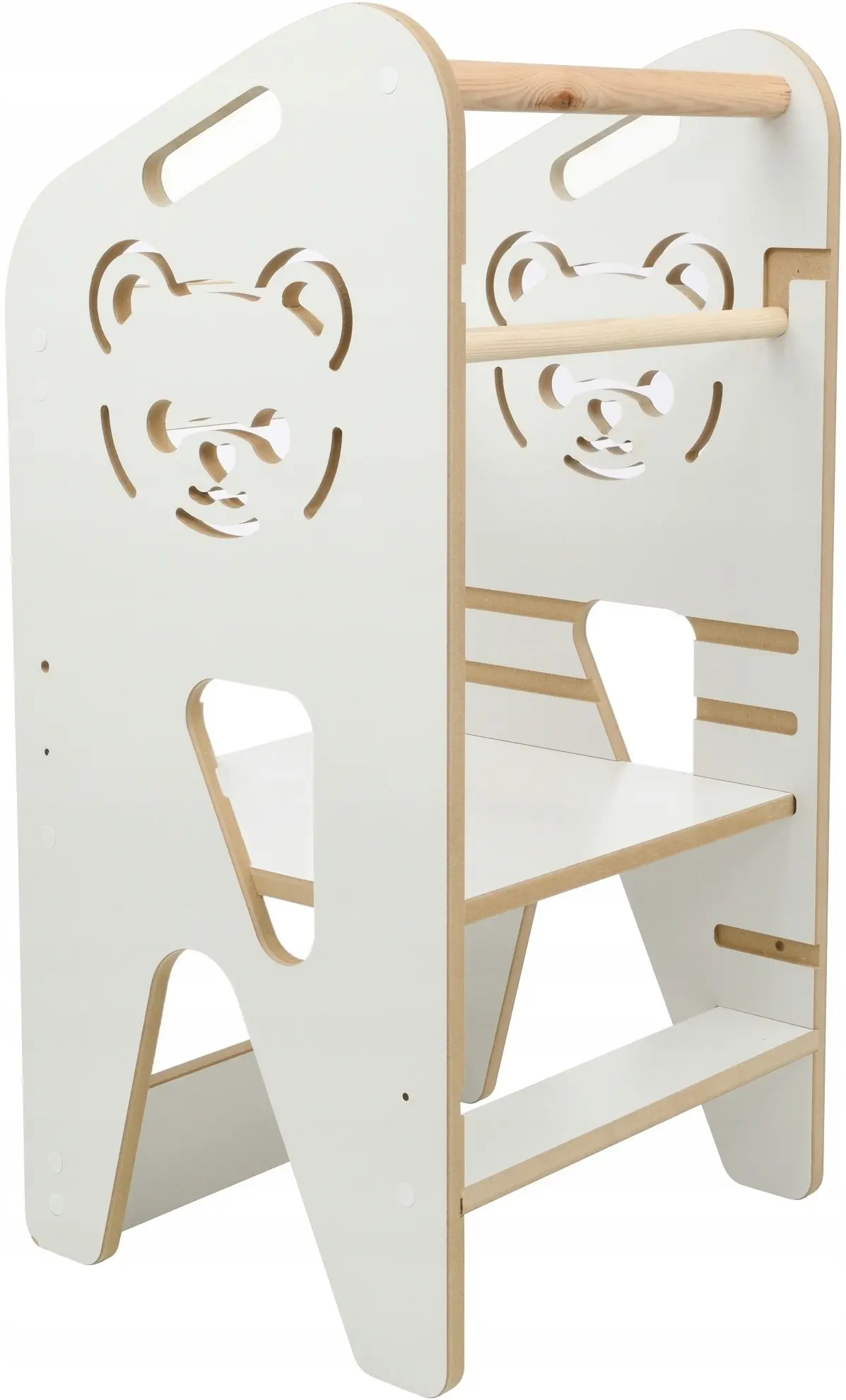 Детский табурет-стремянка VERKdesign Kidoo Bear (White) - 5