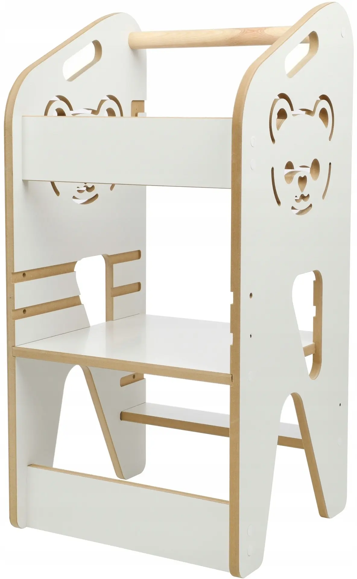 Детский табурет-стремянка VERKdesign Kidoo Bear (White) - 6
