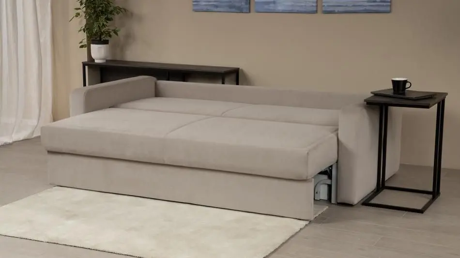 Canapea Askona Lucky M Sky Velvet 08 (Beige) - 3