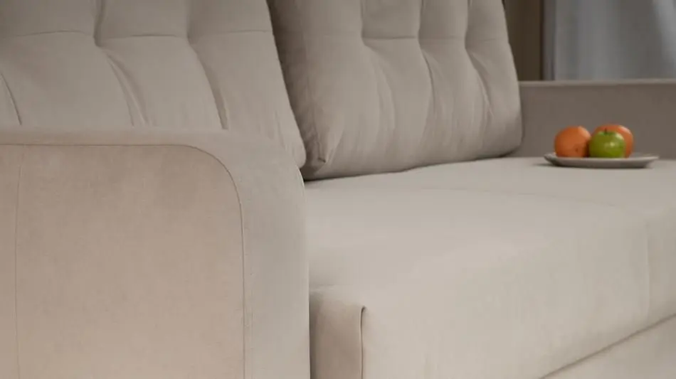 Canapea Askona Lucky M Sky Velvet 08 (Beige) - 5