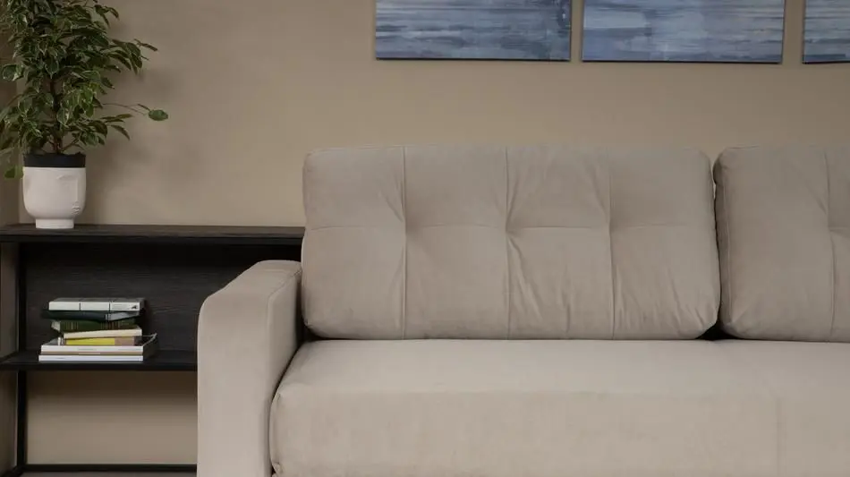 Canapea Askona Lucky M Sky Velvet 08 (Beige) - 9