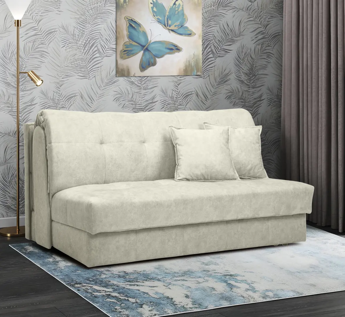 Canapea Charmbed Arizona 1.6m King 01 (Bone)
