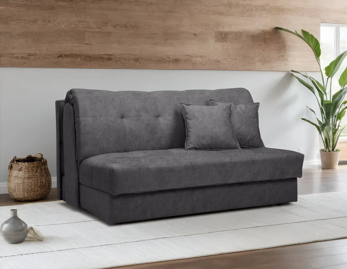 Диван Charmbed Arizona 1.8м Mono 07 (Dark Grey)