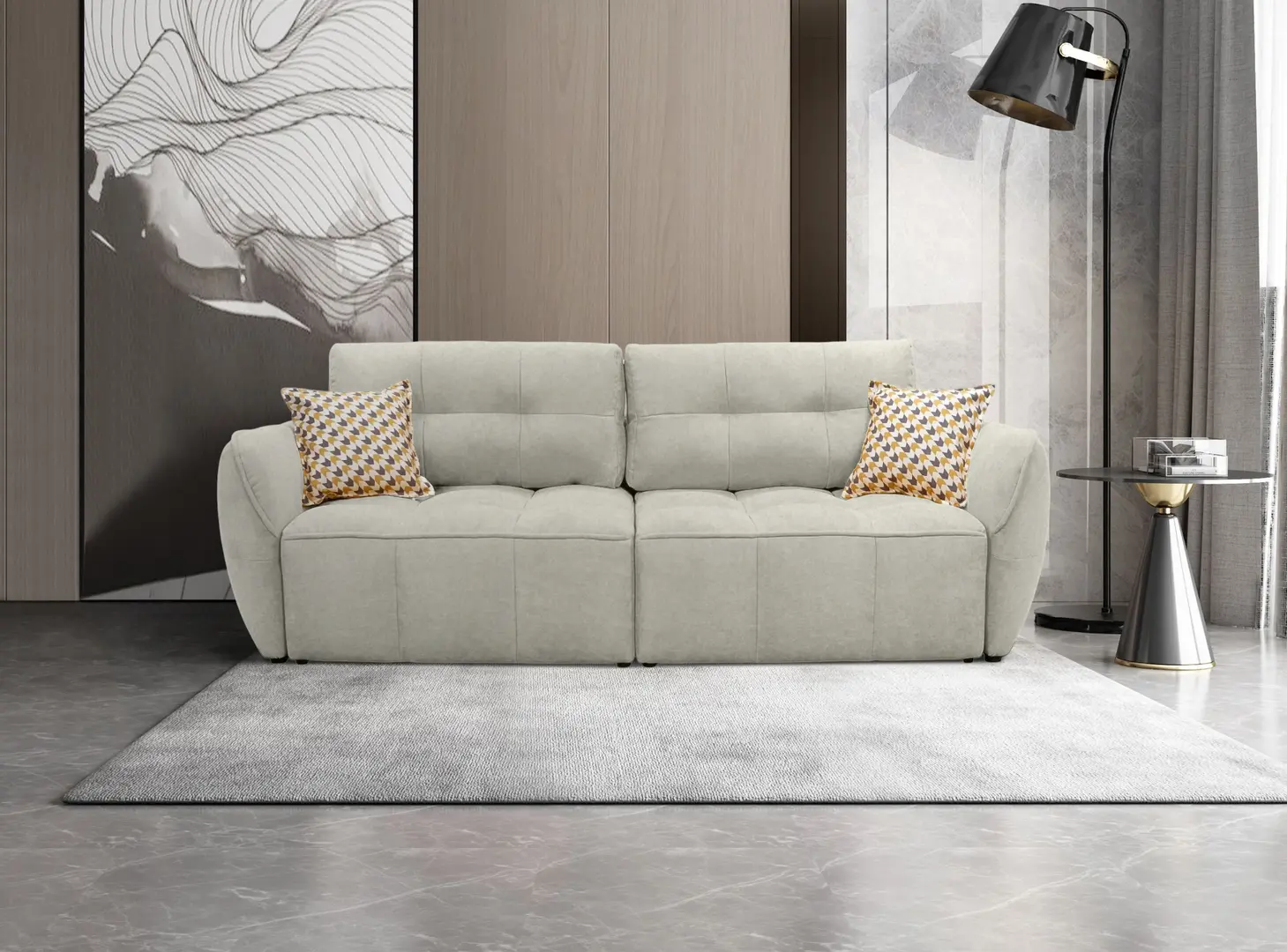 Canapea Charmbed Bombay King 01 (Bone)