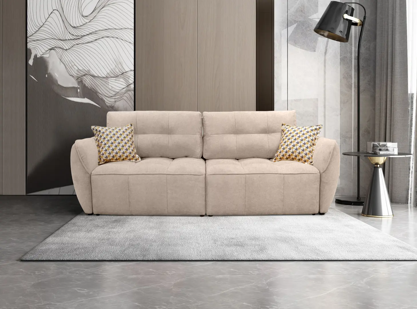 Canapea Charmbed Bombay King 02 (Beige)