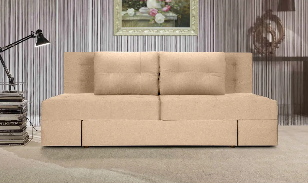Canapea Charmbed Dublin Mono 02 (Beige/Sonoma Oak)