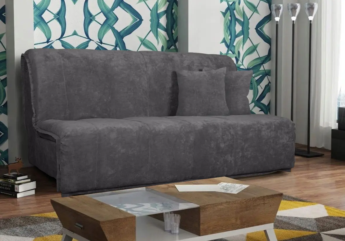 Canapea Charmbed Malta 1.2m Mono 07 (Dark Grey)